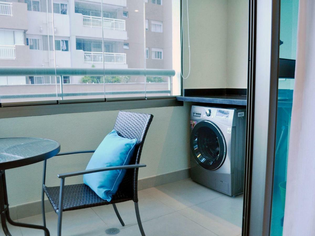 Flat No Brooklin 86 | Alto Padrao + Garagem Apartment São Paulo Luaran gambar